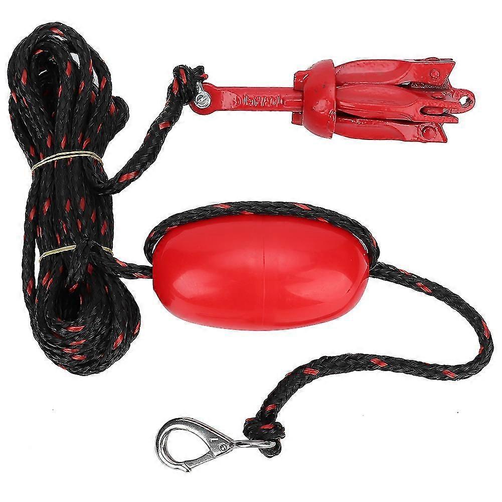 Quality Portable Folding Grapnel Anchor Rigging System Set with Rope Floating Ball