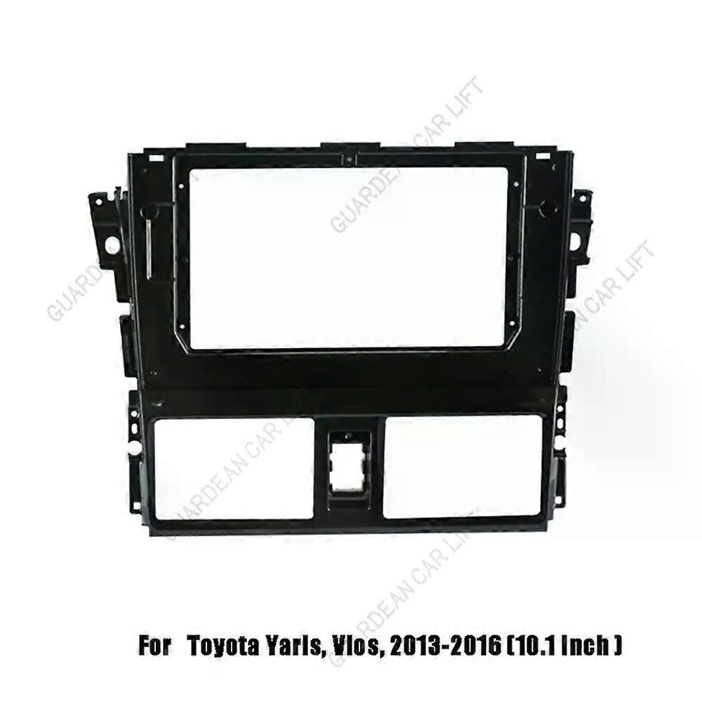 9"/10.1" Car Radio Fascia For TOYOTA VIOS Yaris 2013-2016 Android GPS Stereo Player 2Din Head Unit Panel Dash Frame Installation