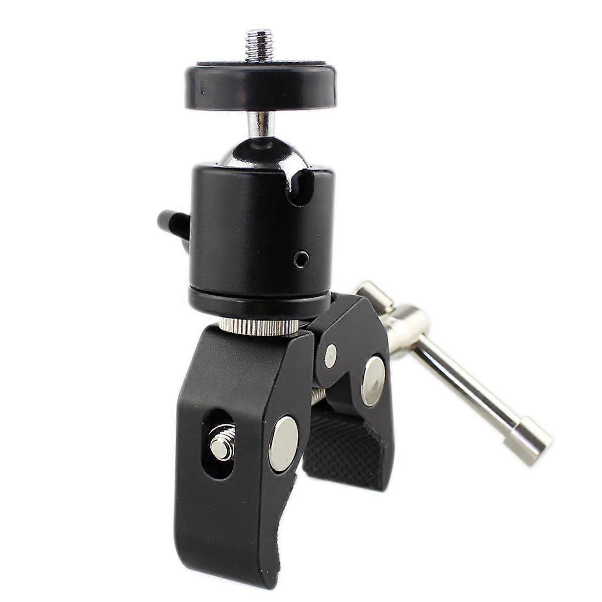 Hot Shoe Ball Head Clamp Mount Adapter for Camera Use with