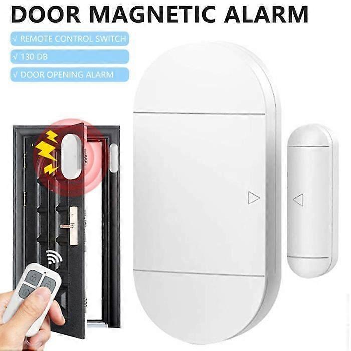 Multifunctional Wireless Door and Window Magnetic Alarm, Remote Control Function, Home Anti-theft Tool