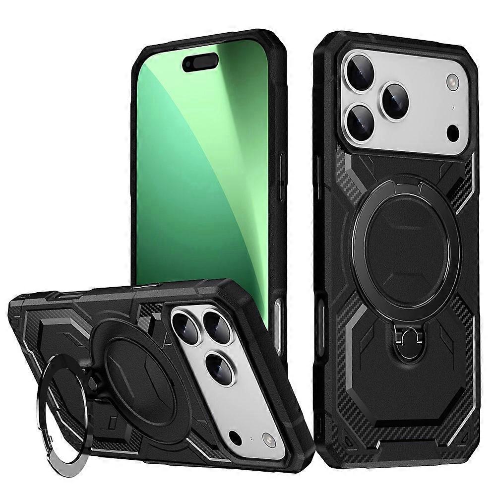 Compatible For iPhone 17 Pro Case Compatible with MagSafe Kickstand TPU + PC Phone Cover