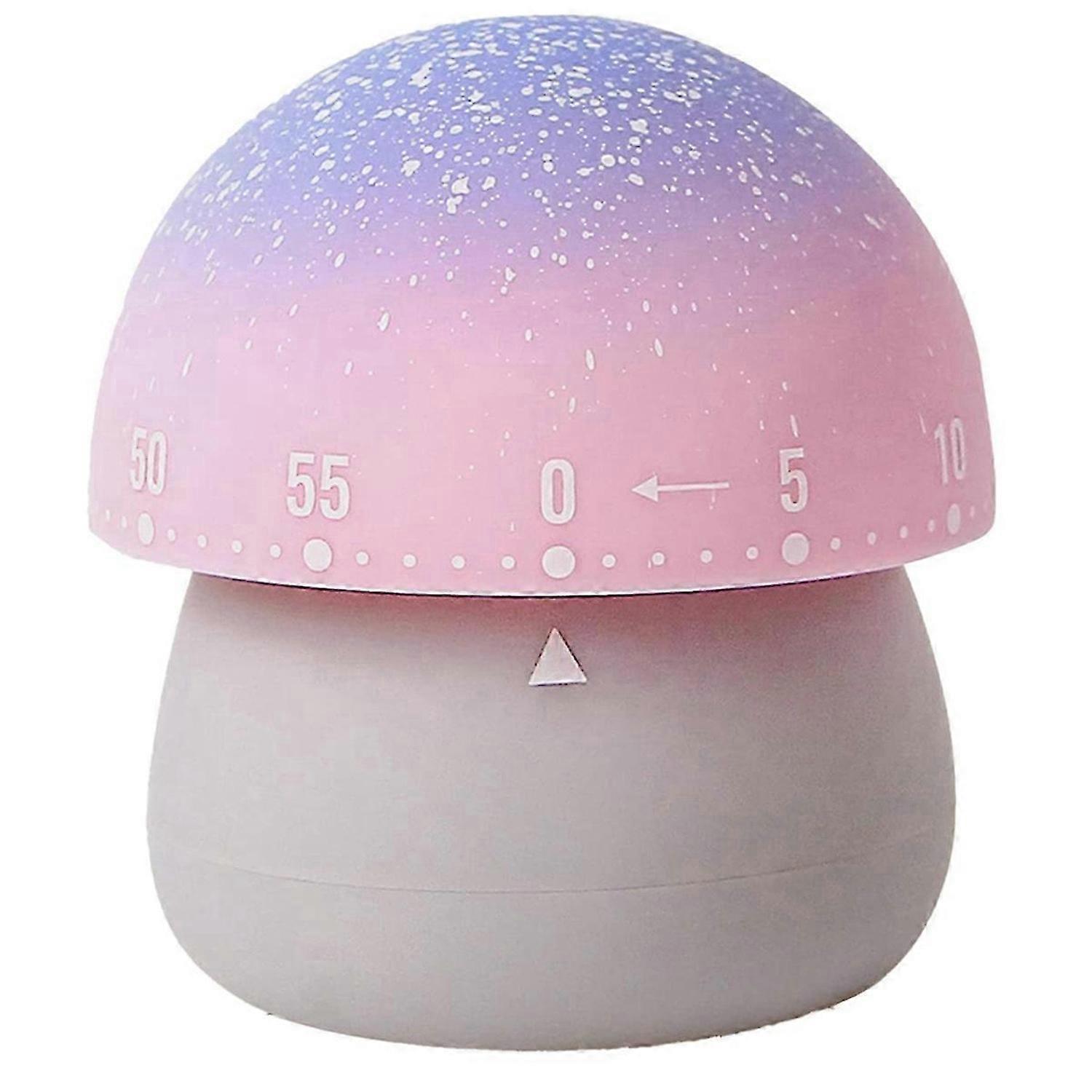 60 Minutes Manual Countdown Timer for Study and Cooking (Grey Base)