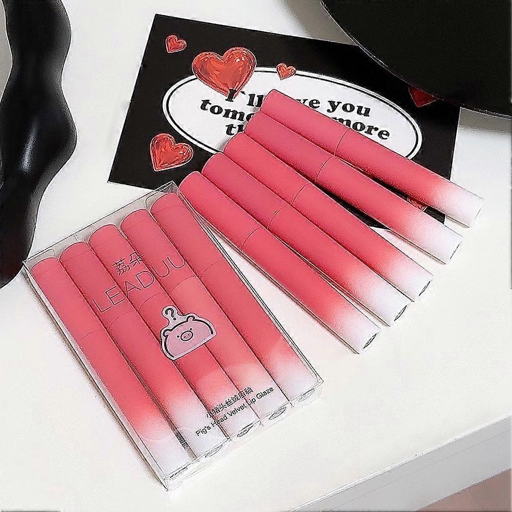 Velvet Lip Tint Set Waterdichte Lipstick Set Matte Lip Gloss Tint Set Make-up