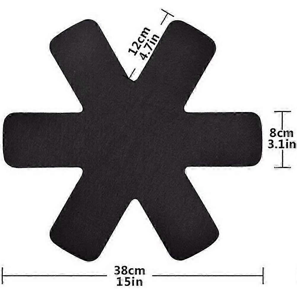 6Pcs Pan Protection Mat Stackable Insulation Pads Pot Trivet Pot Cookware Protector for Kitchen Gadgets 2025