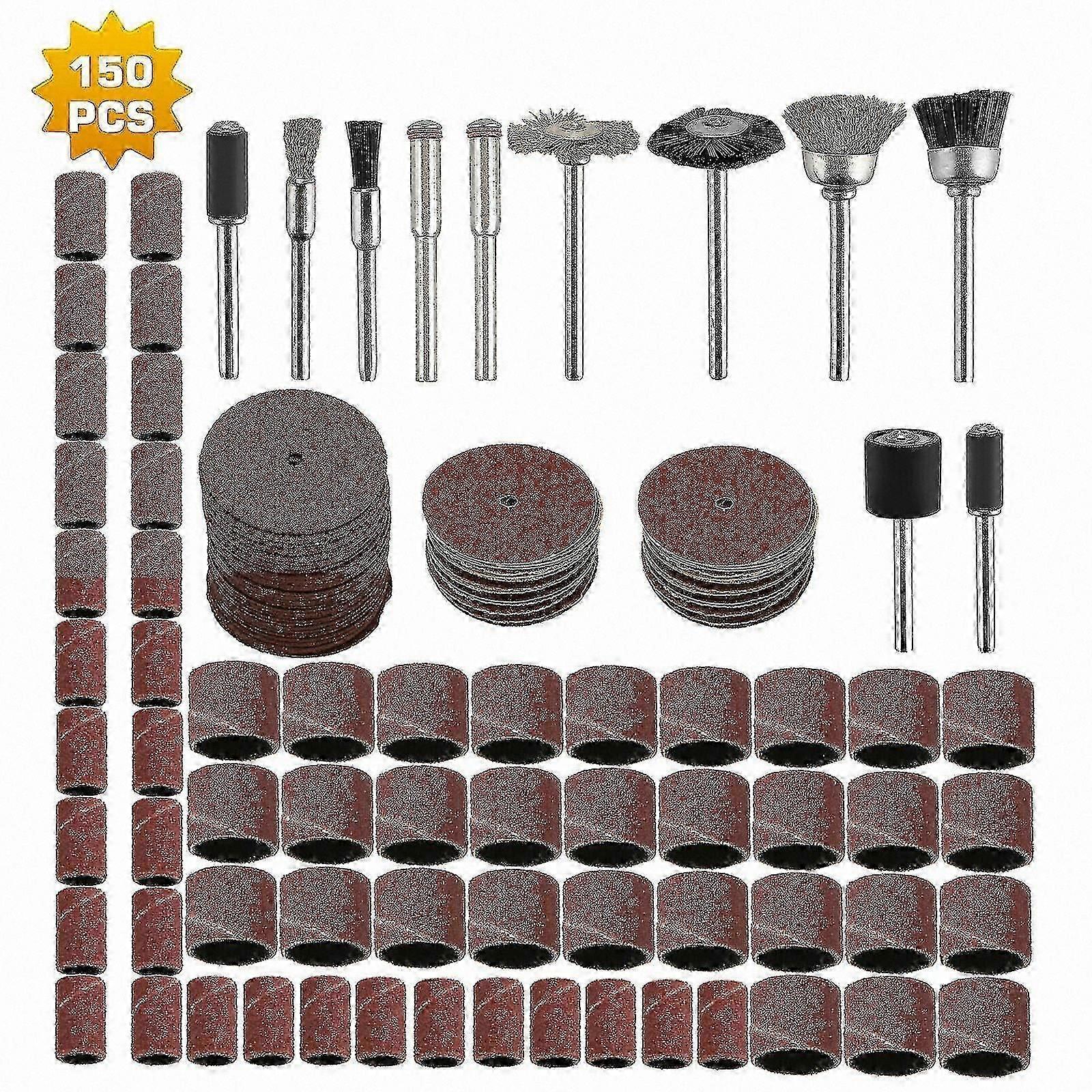 Rotary Tool Set for Grinding, Cutting, and Sanding Applications
