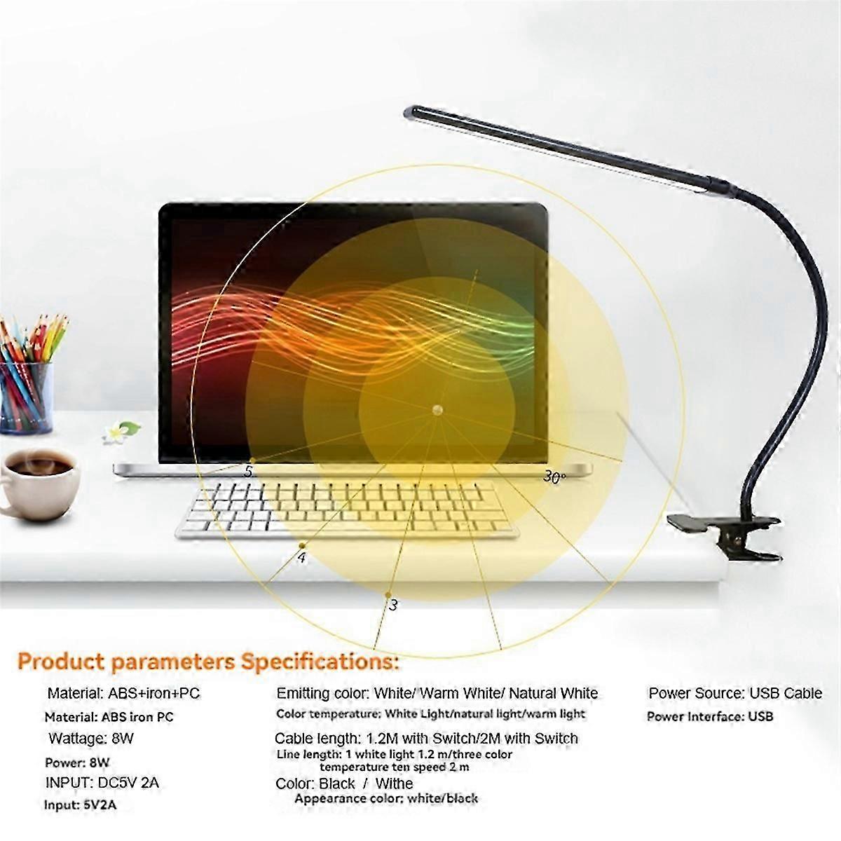 Clip-on LED Easel Light with ClearSun LED Technology, for lighting