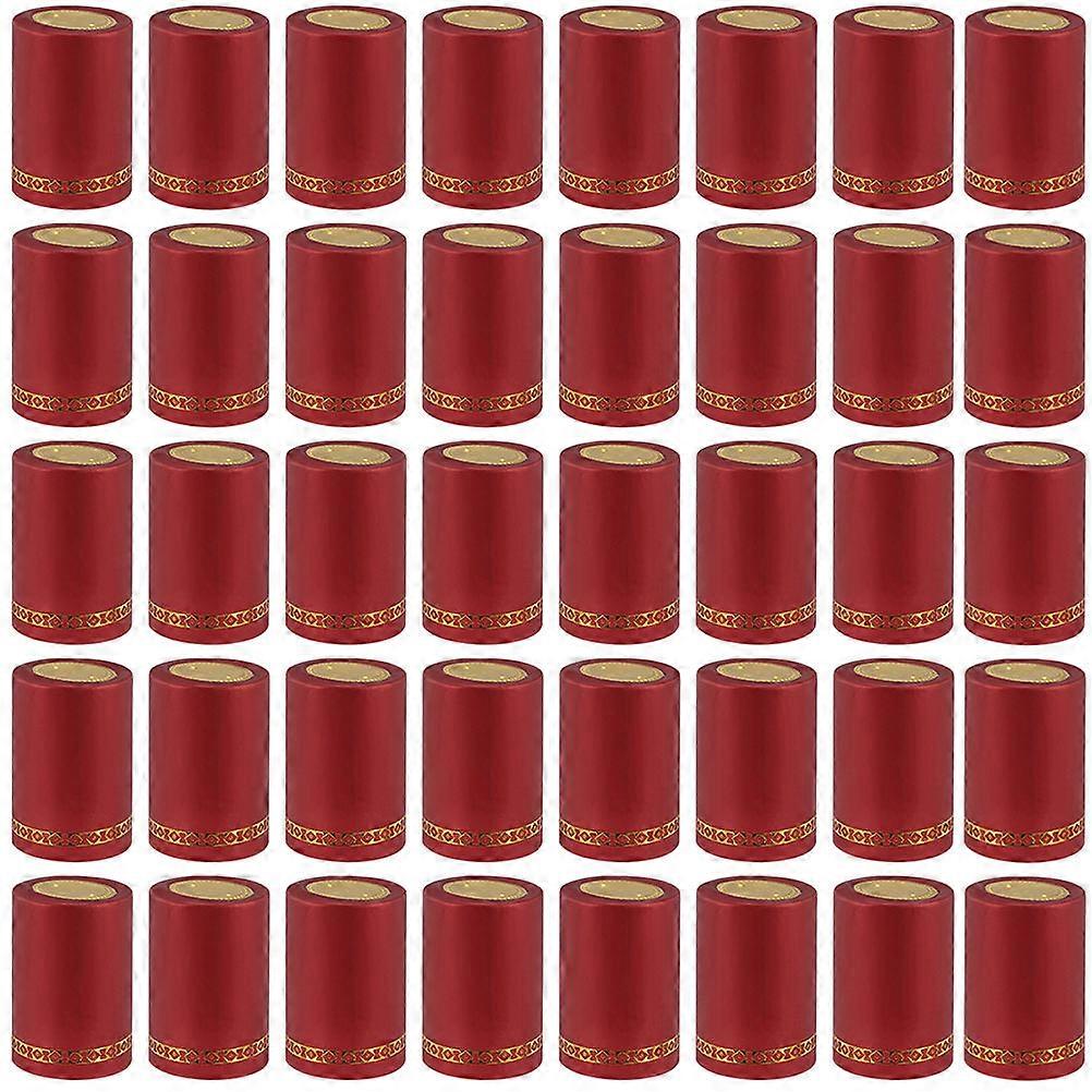 Sealer Heat Shrink Film for Protection 100Pcs Dark Red