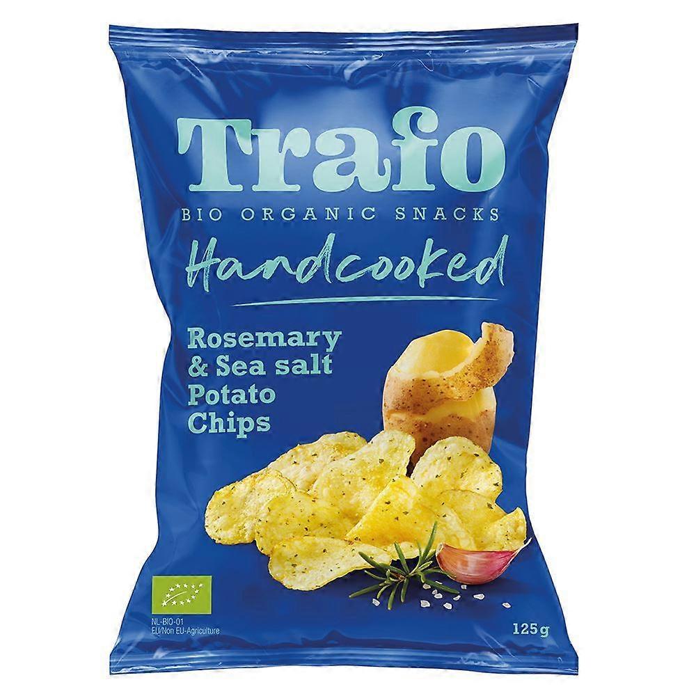Trafo 有机手工薯片迷迭香喜马拉雅盐 125 克 - 10 包