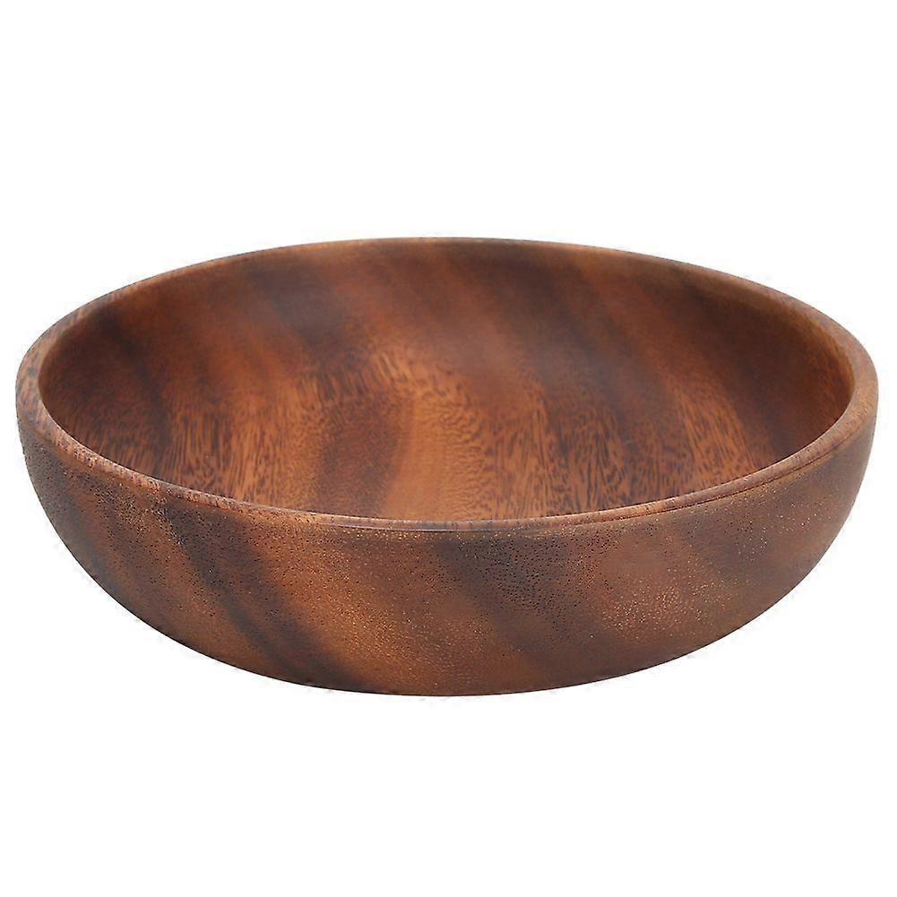 家庭用コーヒーショップ用木製スナック皿フルーツフードサラダスープボウル17.5x4cm