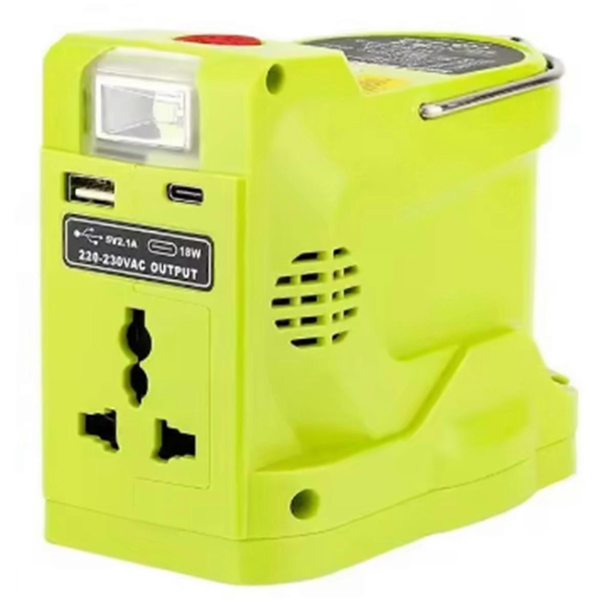 200W Li-Ion Battery Inverter LED Work Lamp USB Power Bank B
