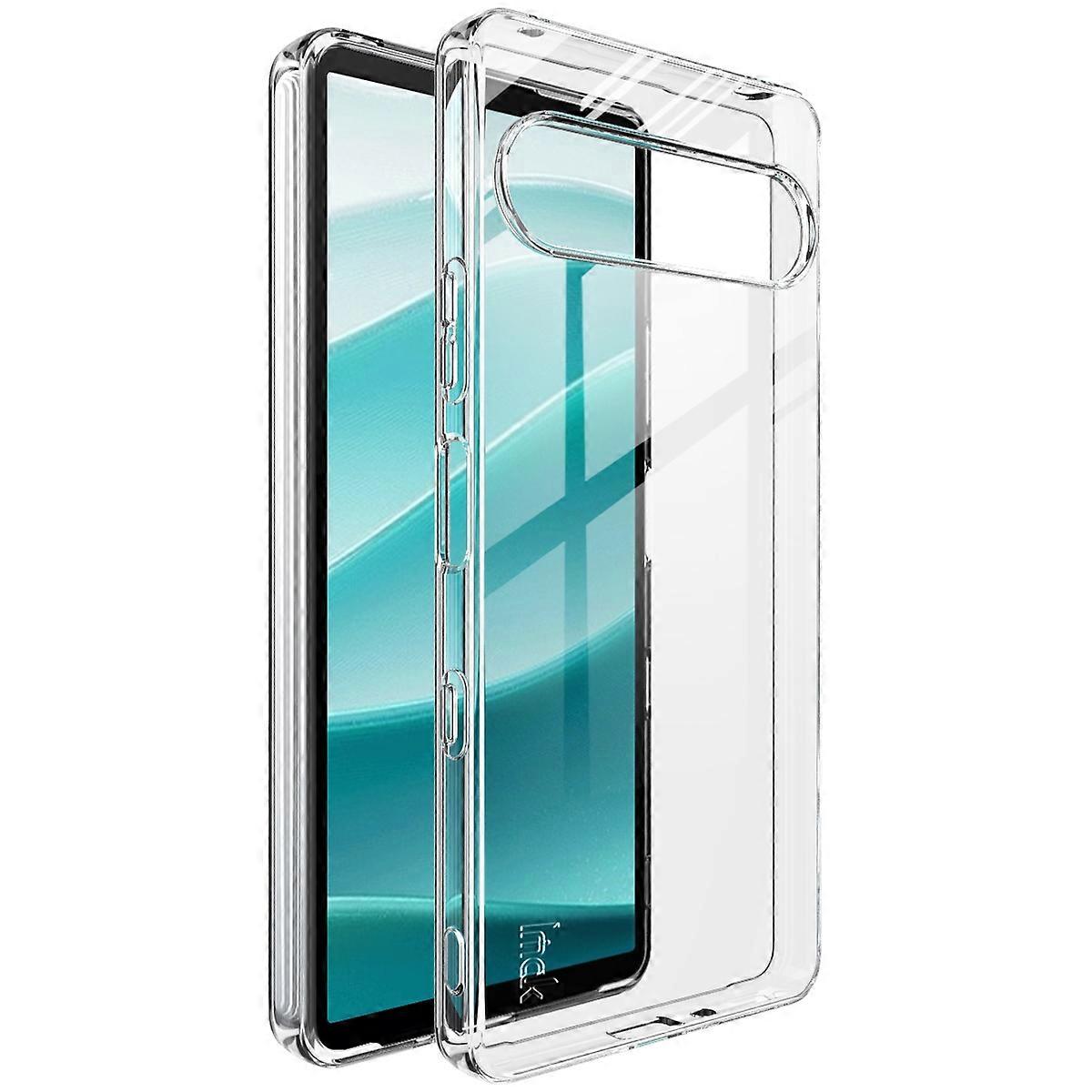 IMAK UX-10 Series For Sony Xperia 10 VII Clear Phone Case Soft TPU Mobile Back Cover