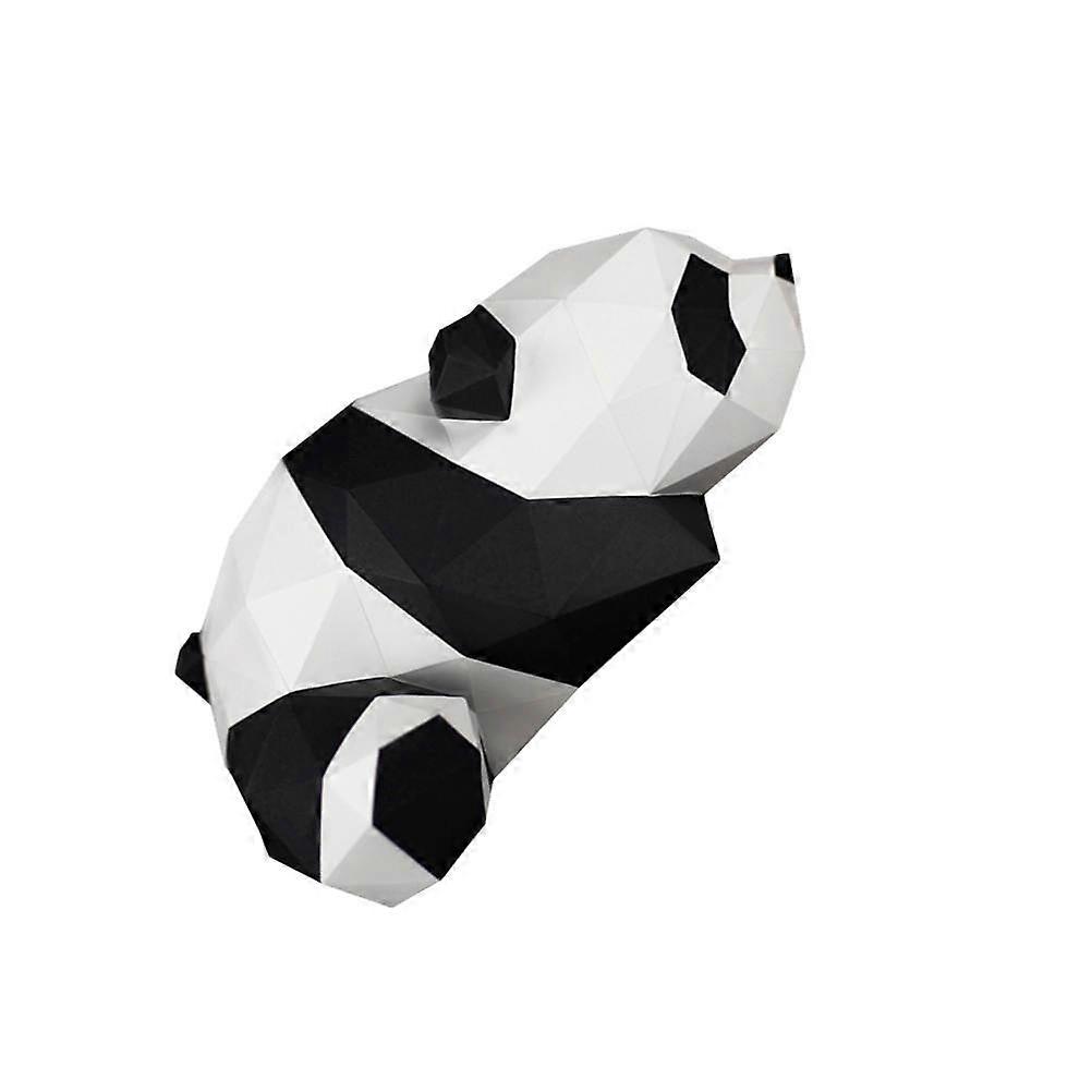 3D Paper Model Lovely Panda Ornament Toy for Home Use 1Pcs