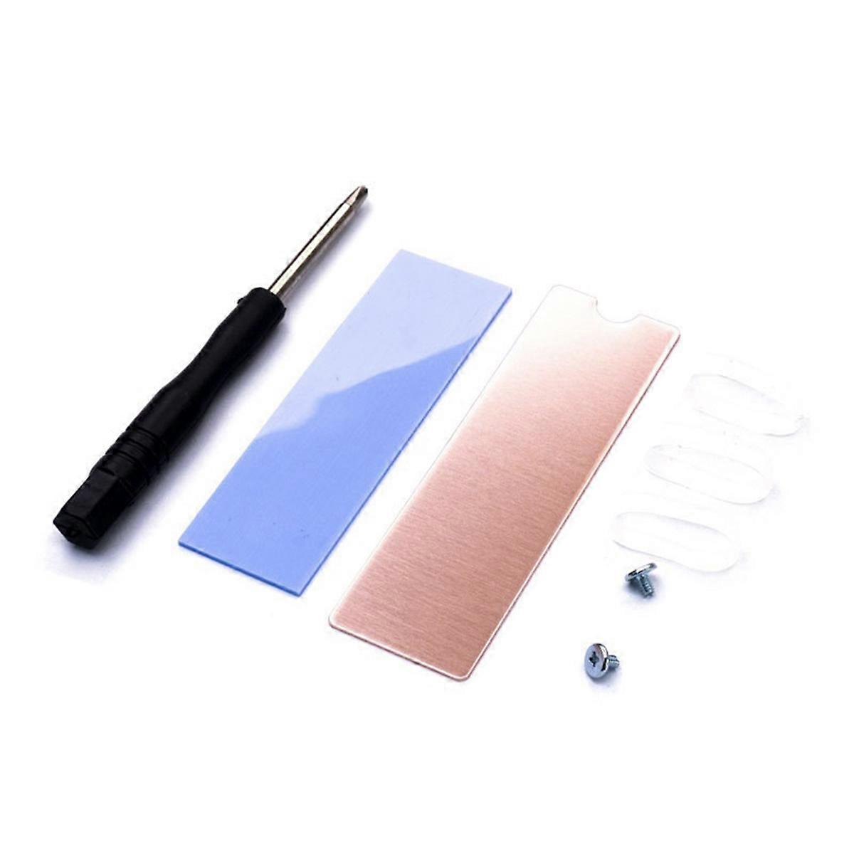 M.2 SSD Heat Sink M.2 2280 Solid State Hard Disk Pure Copper Heatsink Thin Cooler Radiator for Computer Notebook