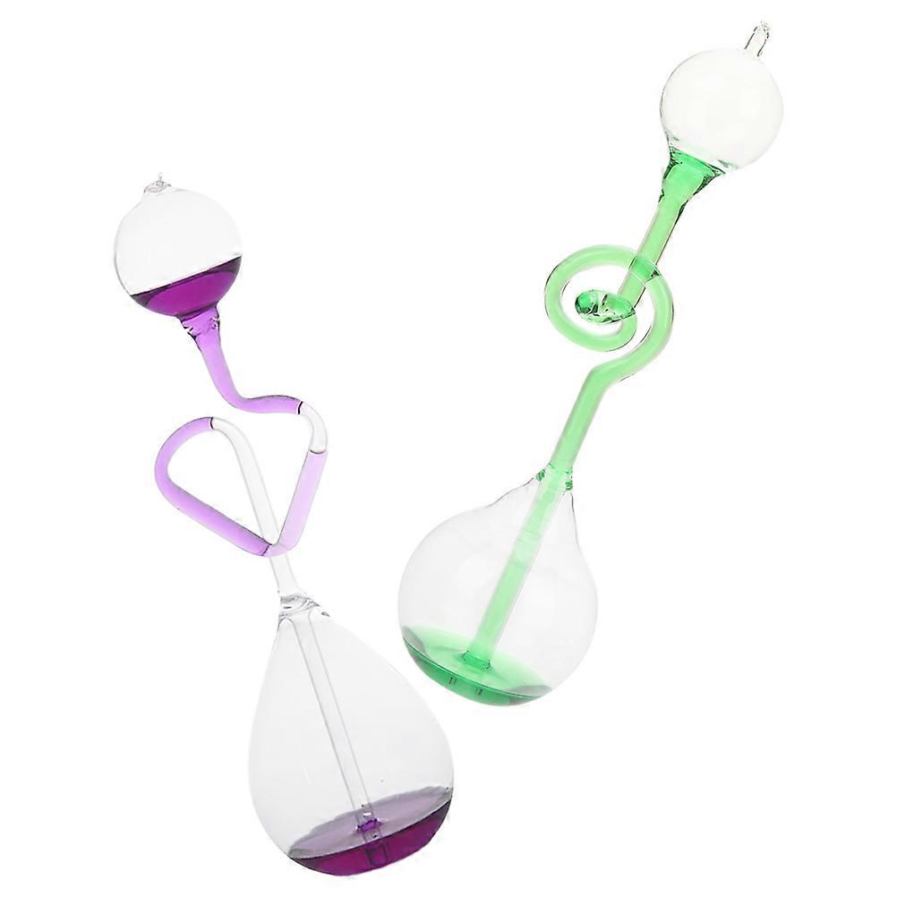 Hand Boiler 2Pcs Hourglass Desktop Timer For Educational Home Decorations Assorted Liquid Movement