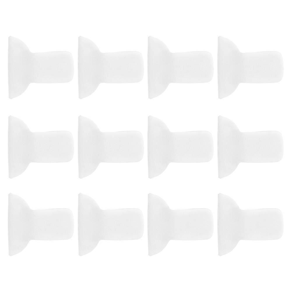 White Padded Comforter Clips for Preventing Blanket Shifting 48Pcs