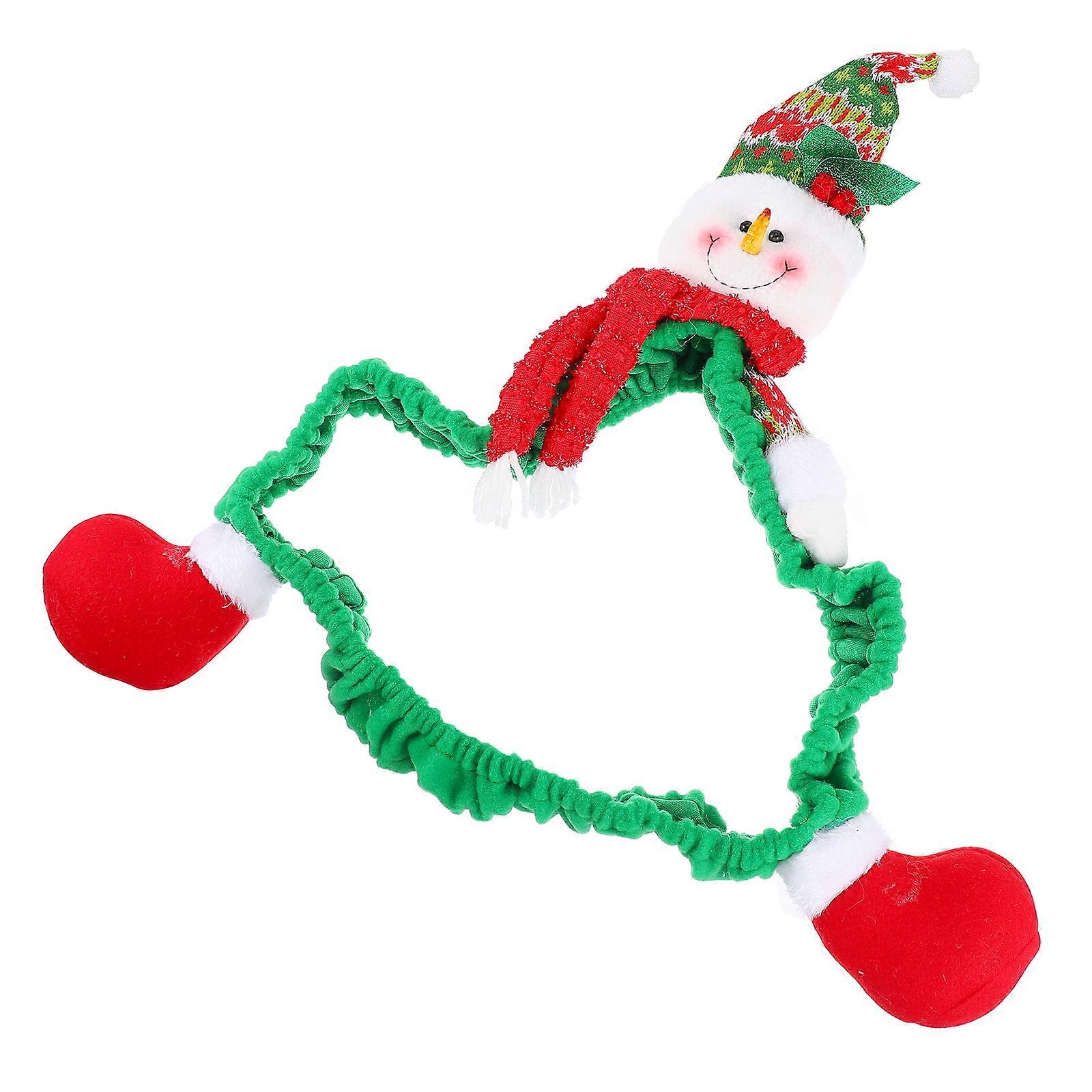Monitor Cover for Xmas Decoration 2Pcs Christmas Computer Protector