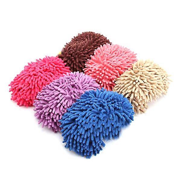 Washable Lazy Shoe Covers for Floor Cleaning One Pair Coffee Color