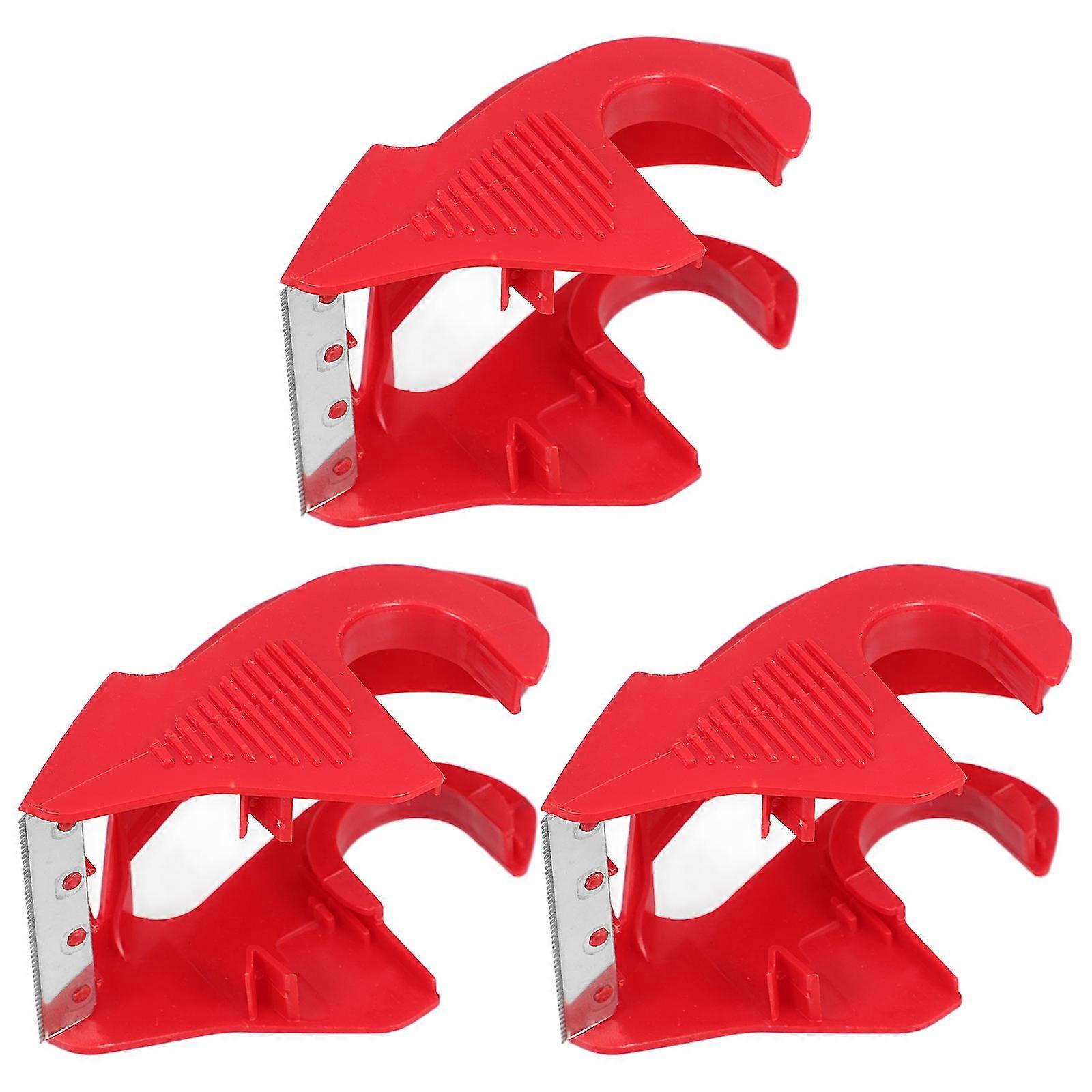 Packing Tape Applicator Small Tape Dispenser for Packing 3Pcs Heavy Duty Red
