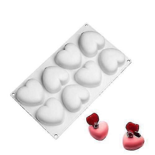 3d Silicone Heart Mold For Cake