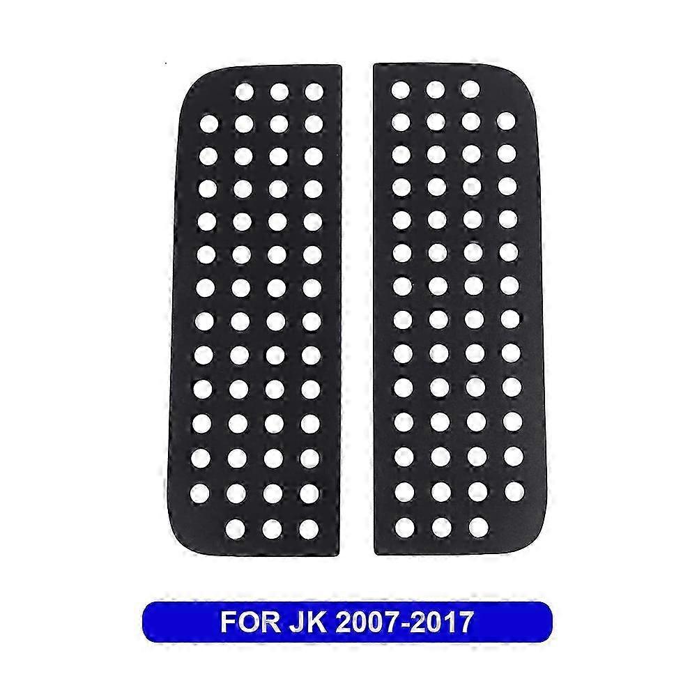 Car Rear Triangle Window Glass Panel Trim for Jeep Wrangler JK JL Unlimited Gladiator JT 2007-2017 2018-2022 4-Door 2025