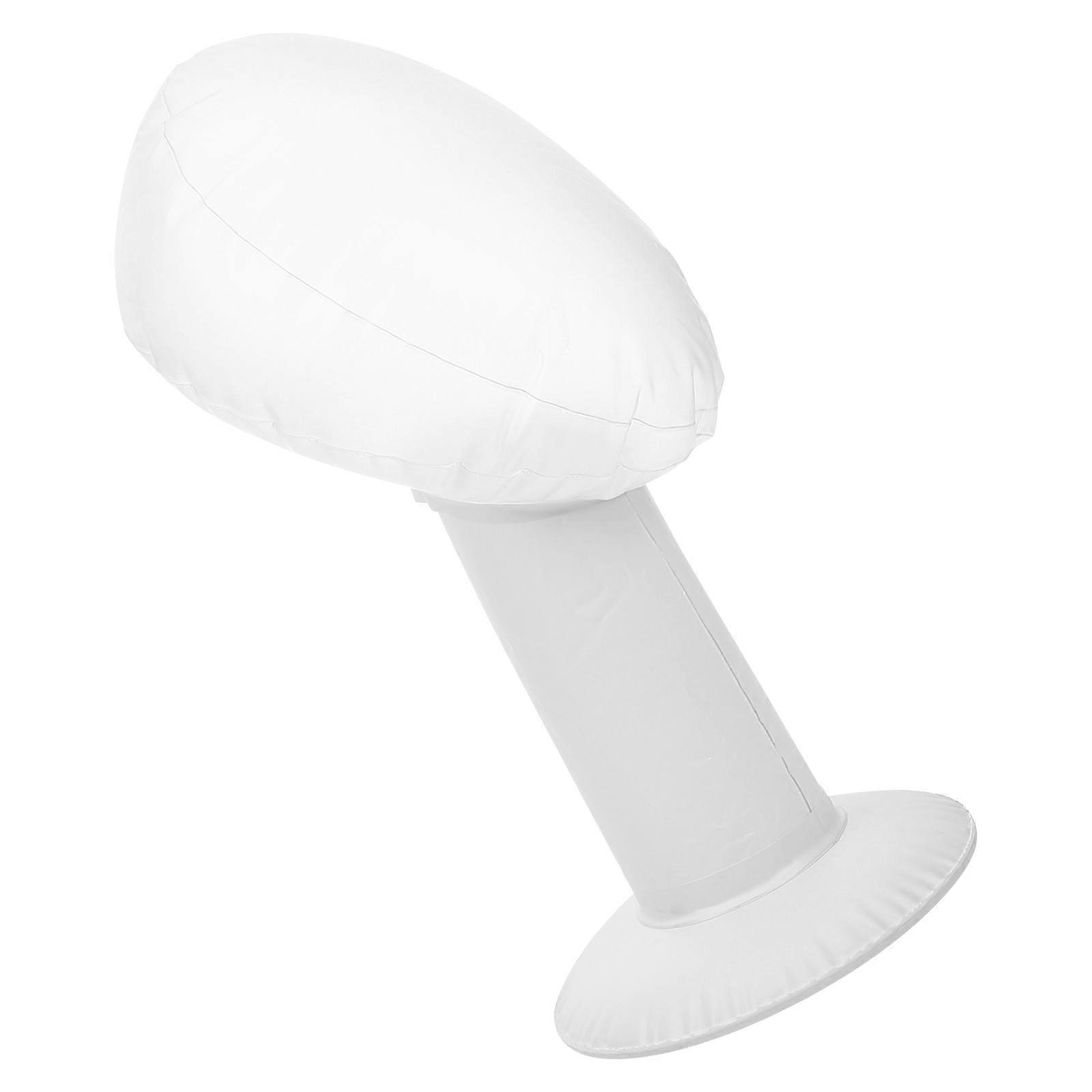 Mannequin Display Stand For Hats Wigs Simple Design 30x17.2cm Inflatable Transparent 2Pcs