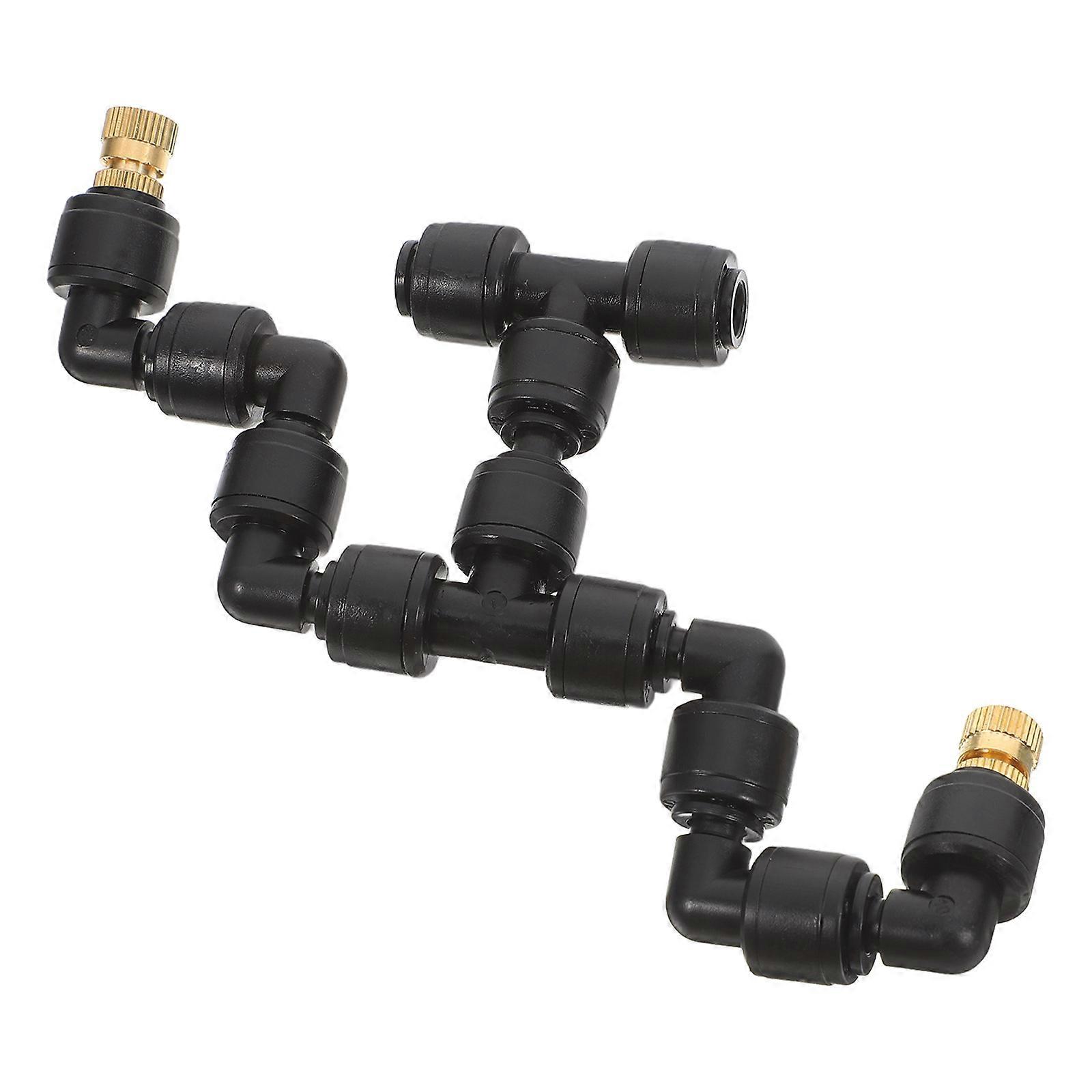 3Pcs Reptile Terrarium Misting Nozzle For Humidification And Cooling 13.30X6.50X1.50CM Fan Shape Easy Installation