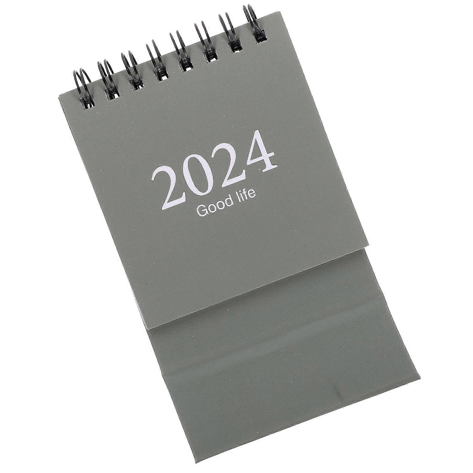 Table Calendar Mini 2024 Desk Paper Organizer for Daily Use 4Pcs