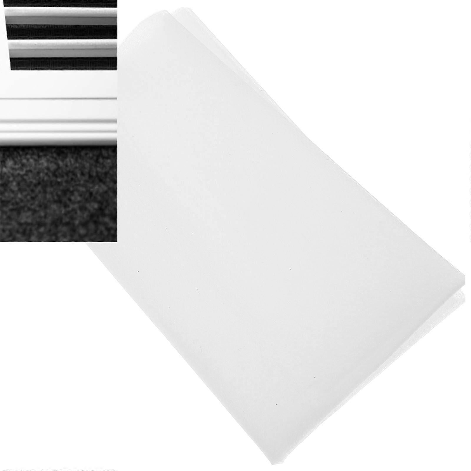 White Air Conditioning Filter Paper for Air Purification 2Pcs Set