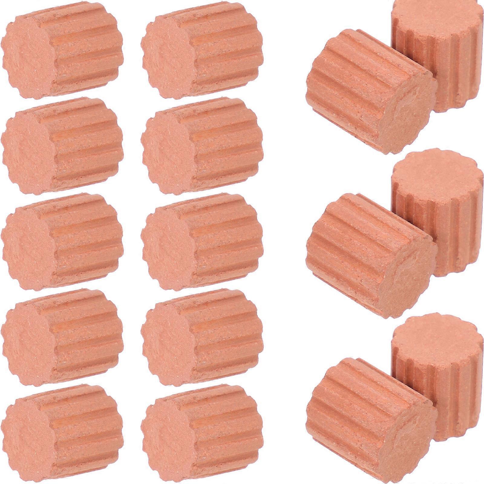 Sand Table Bricks Miniature Bricks for Decor 40Pcs Brown Clay Models