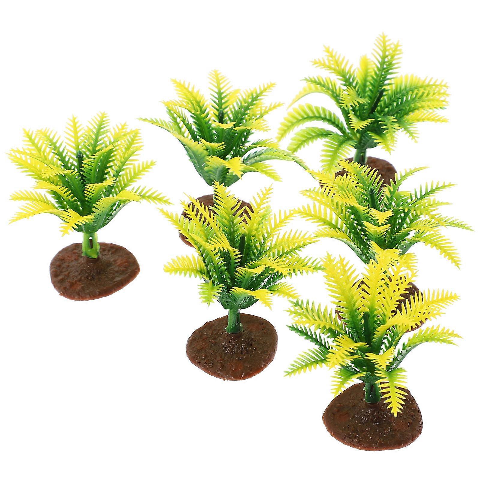 Simulation Design Mini Fake Tree Toy For Photography Props 80Pcs Assorted Color