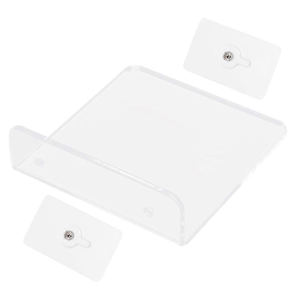 Floating Shelf Acrylic Storage Shelf for Wall Mount 5Pcs Transparent Set