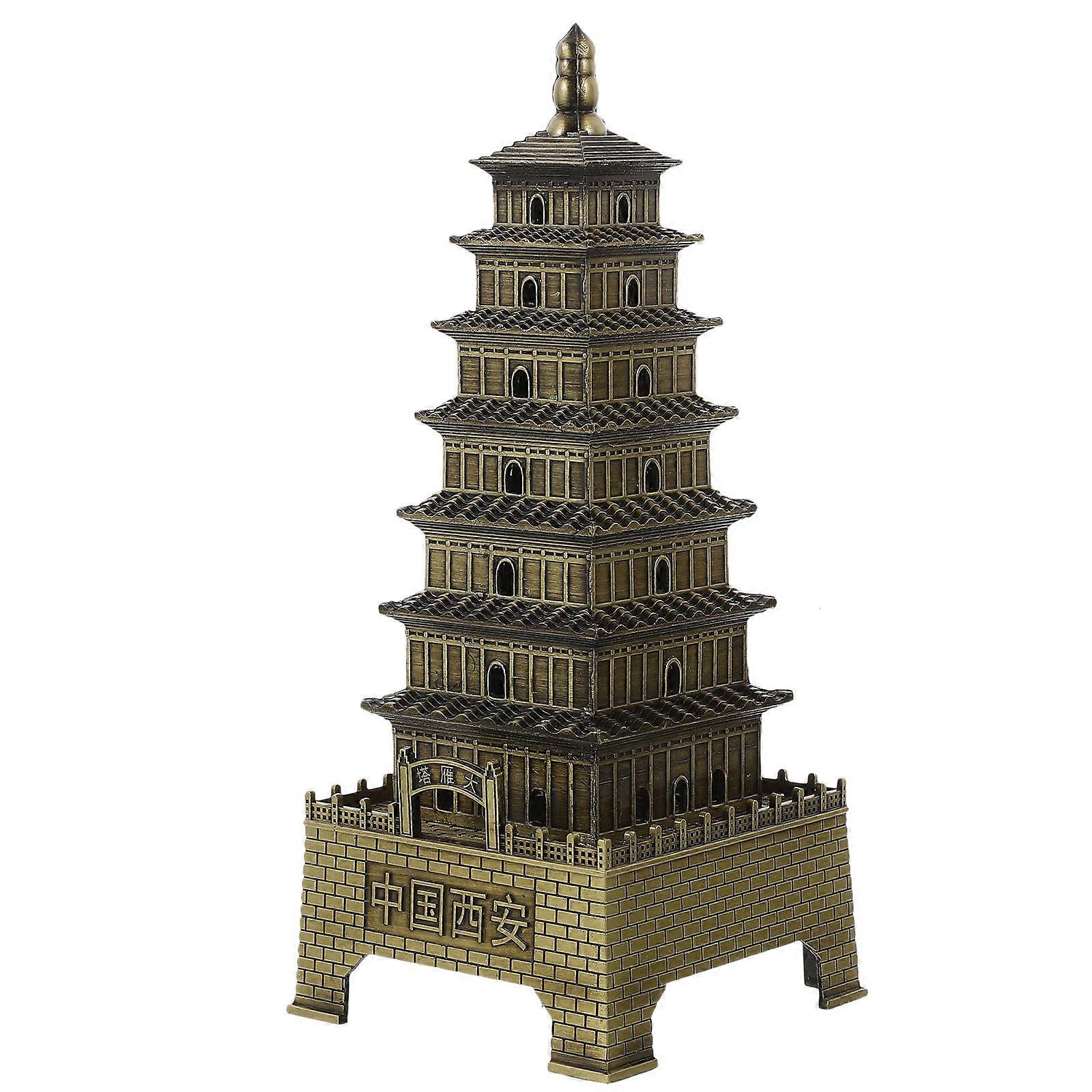 Tower Decor Vintage Tower Model for Office Decoration 5Pcs