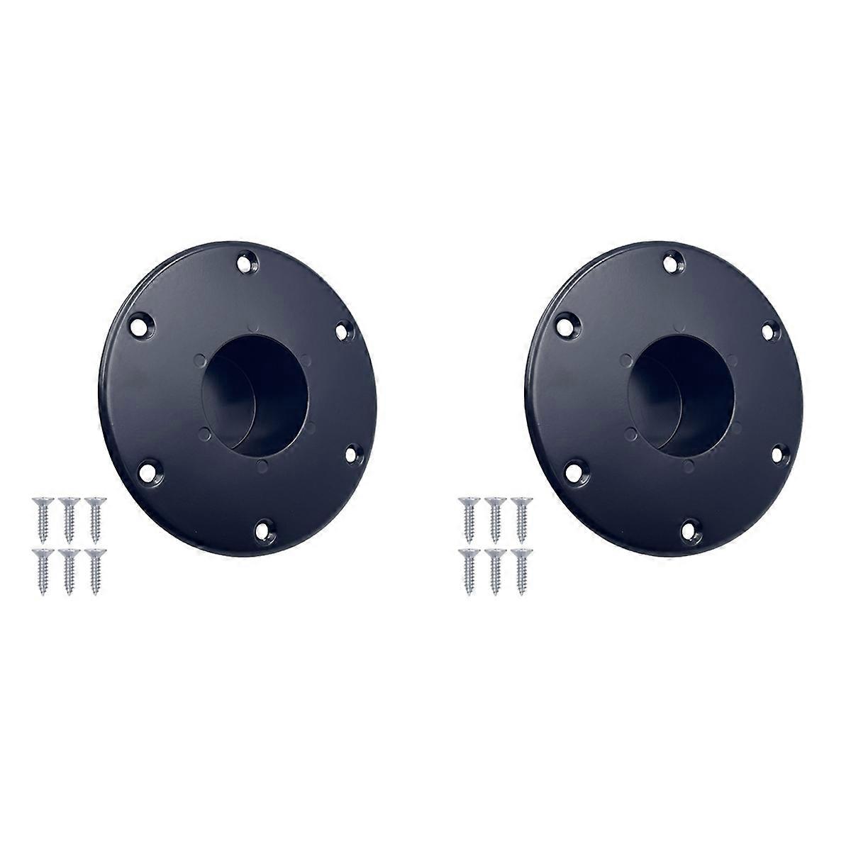 2X RV Trailer Table Base Mount Pedestal Base Round Flush Mount Table Leg Base