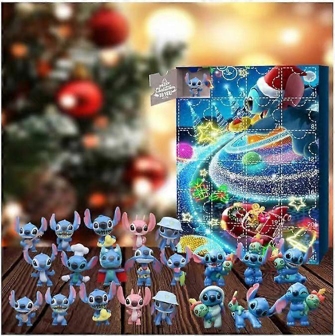 2025 Advent calendar 24 blind boxes including an Advent Calendar, a Halloween Calendar, a Stitch Calendar, and a Lilo & Stitch Calendar