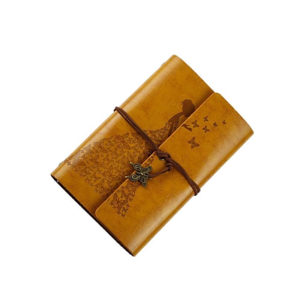 Fiber For Binder Cover Notebook Retro Writing Binder Office Red Trumpt