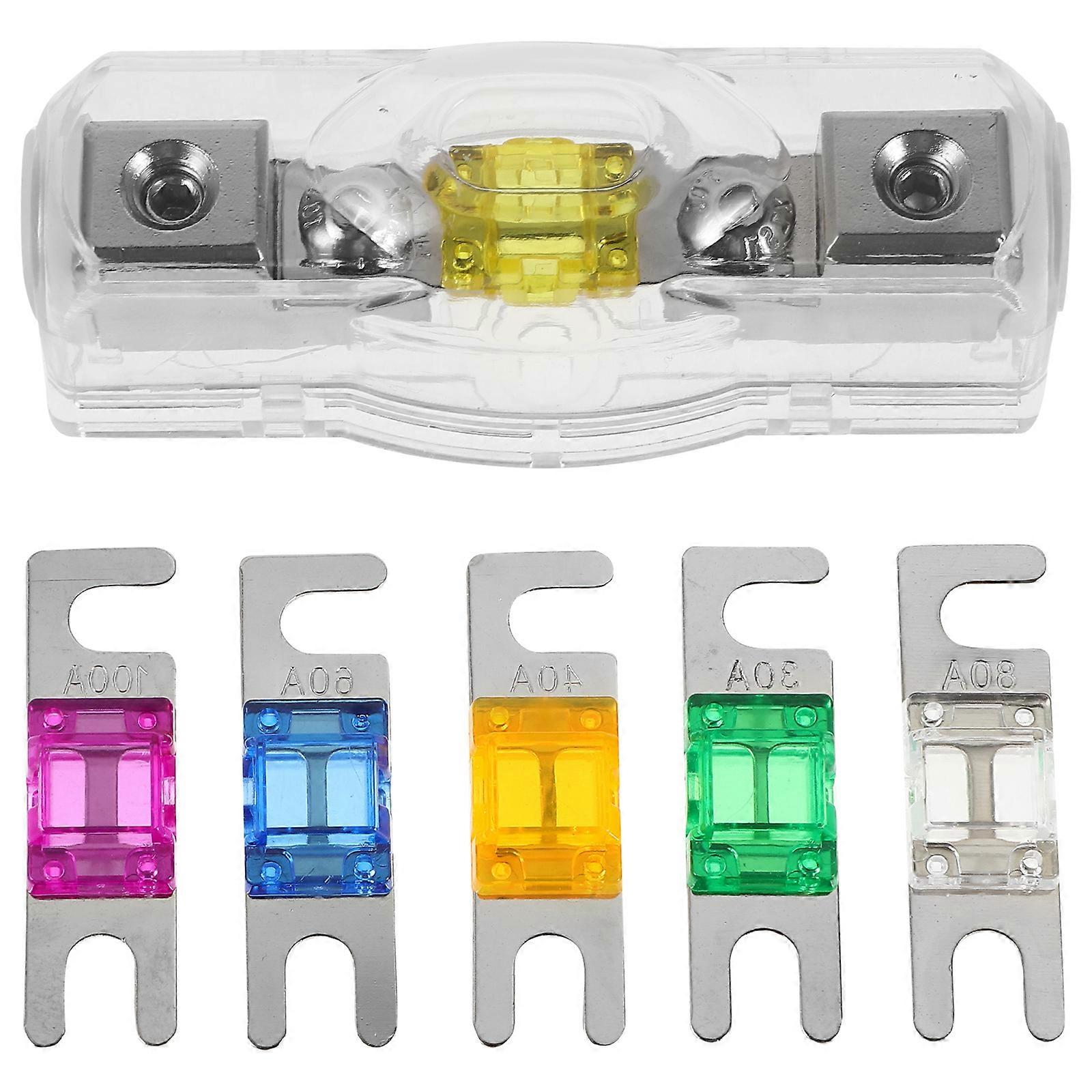 Car Audio Fuse Distribution Block with Reliable Protection 1Set Mini Fuse Holder