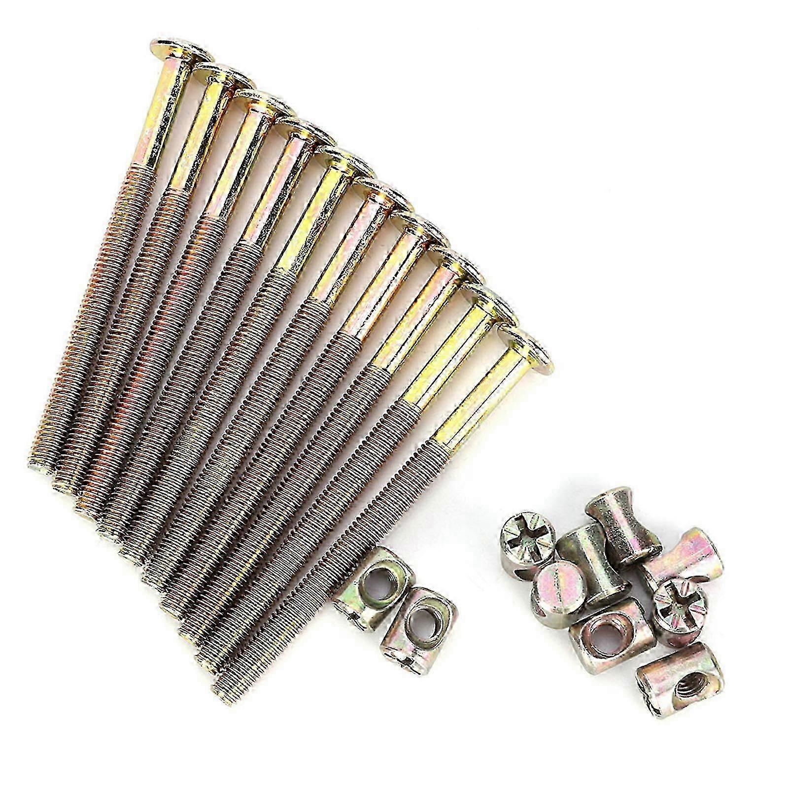 Hex Socket Flat Head Structural Screw Bolt with Nuts (80mm)