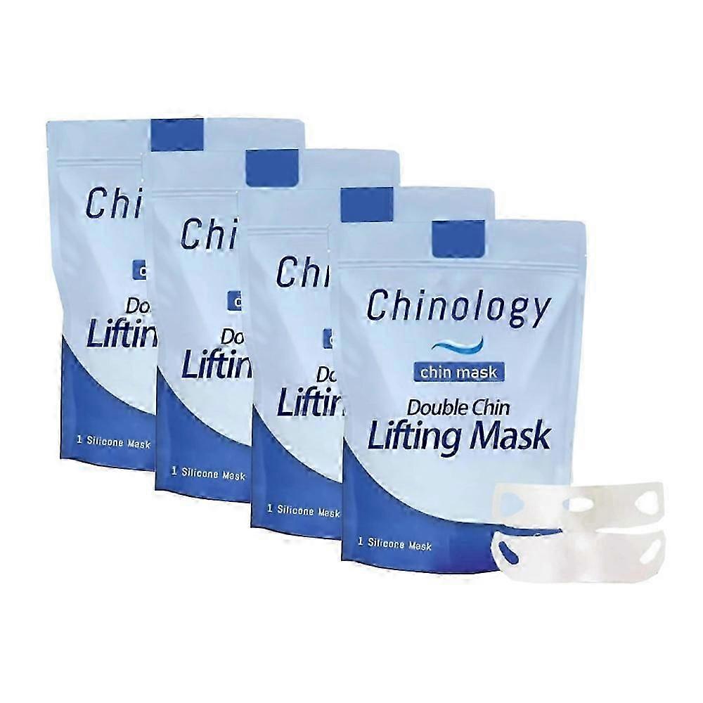 Chinology Double Chin Lifting & Firming Mask - 1-5x Pack, for V Line Lifting & Jawline Definition - FKB