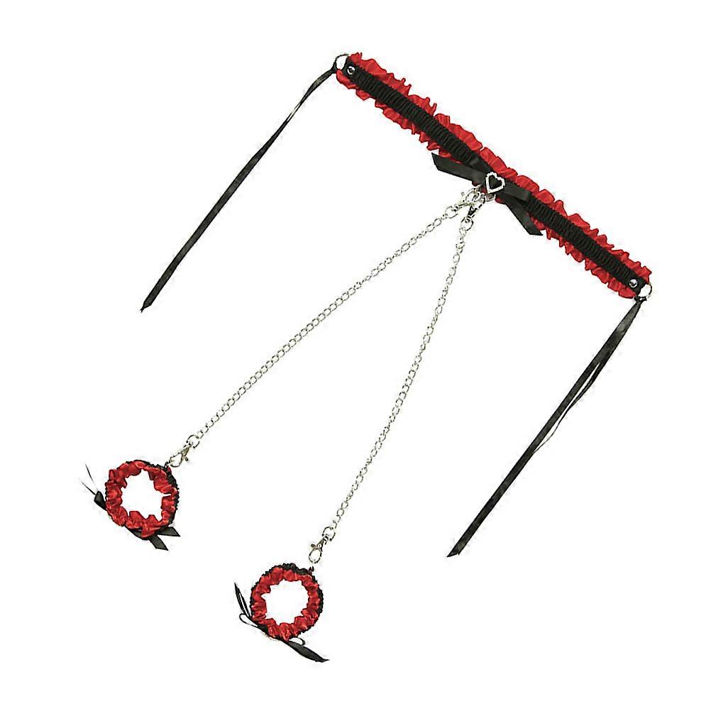Multipurpose Decoration Chain for Adornment 1Pcs Bow Chain Red Color