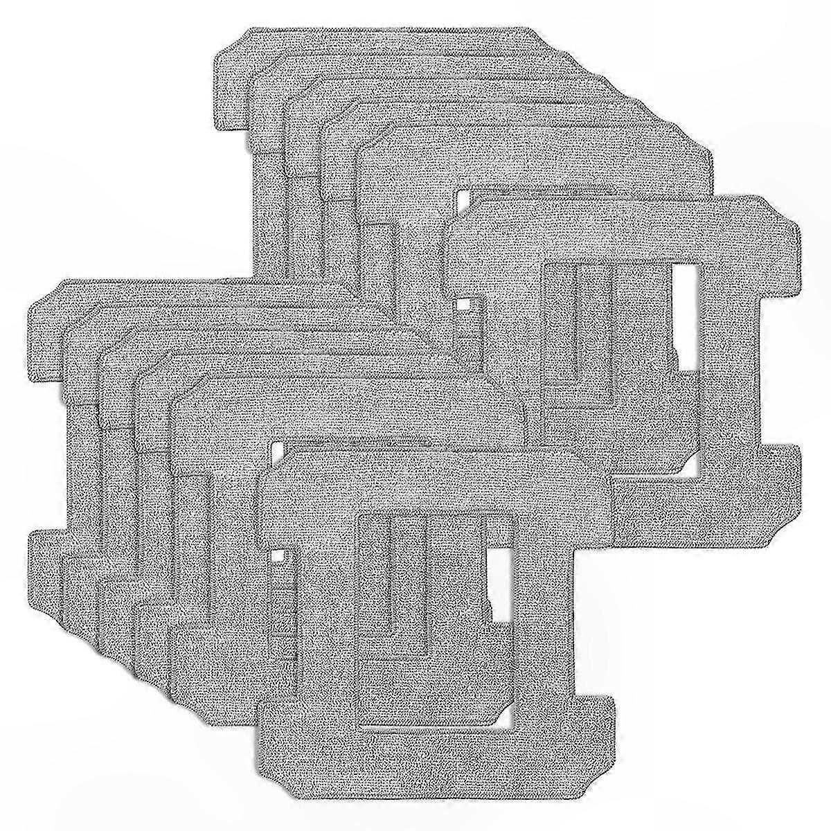 12-Pack Reusable Cleaning Cloths for Window Robots, Compatible with Multiple Models