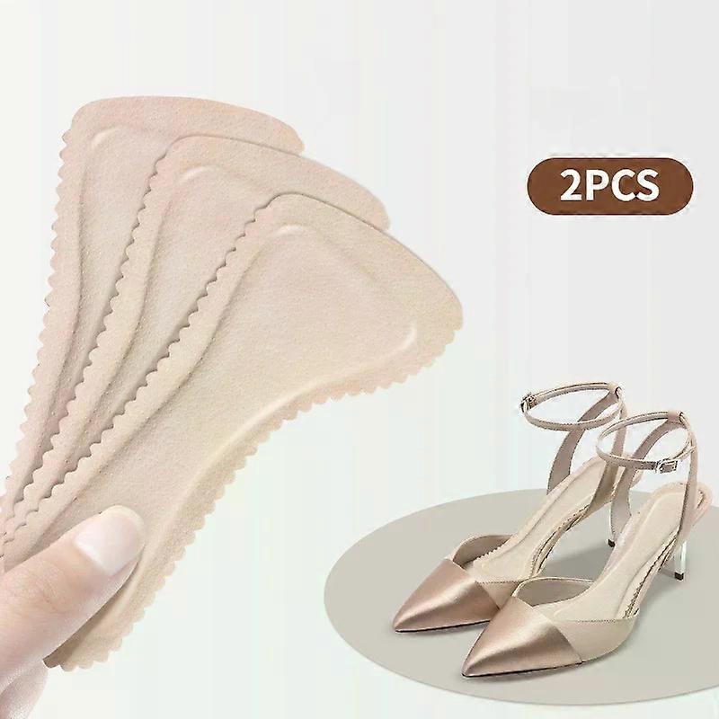 Self-adhesive Insoles Antislip Sweat-absorbent High-heeled Shoes Non-slip Stickers Shoe Pads for Sandals Soft Bottom Black