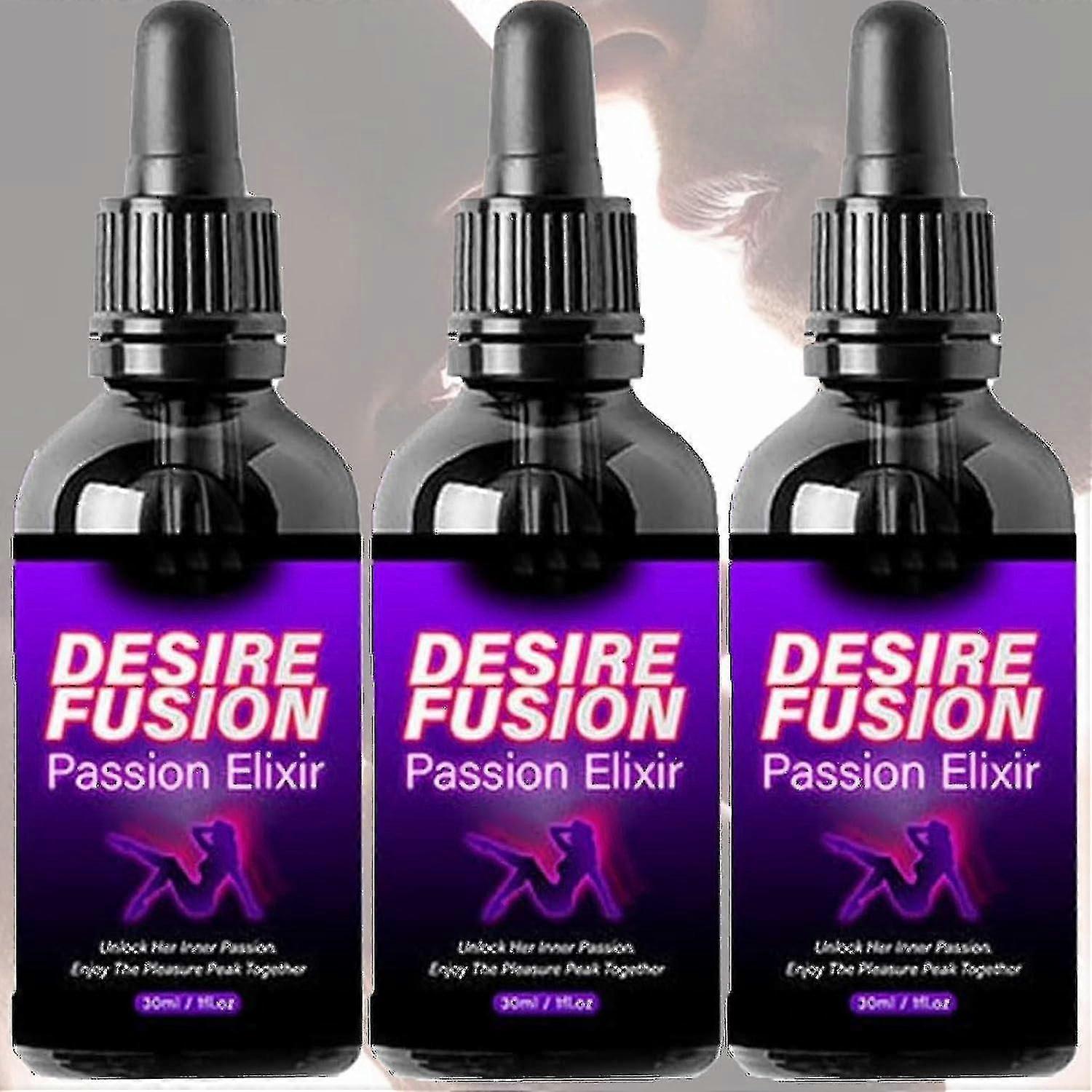 3pcs Desire Fusion Passion Elixir Heterosexual Attraction Drops