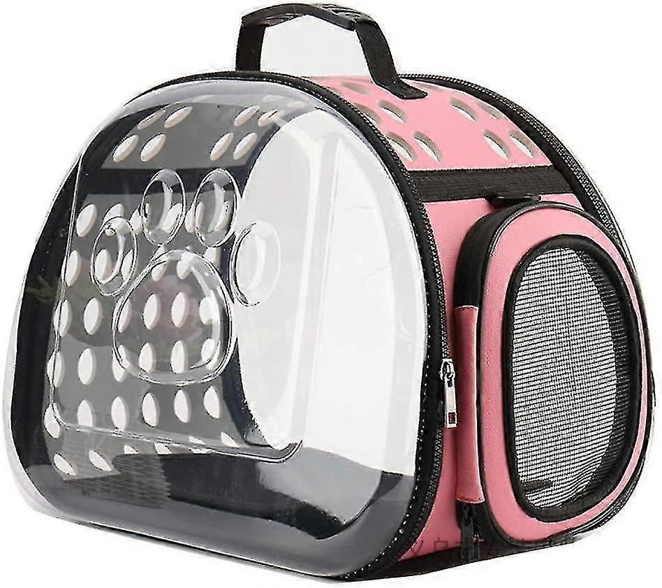 Τσάντα μεταφοράς για το σκυλί γάτας και τα κατοικίδια ζώα ελαφριά αναπνεύσιμη τσάντα με τον ιμάντα ώμου για τα φορητά καλάθια κατοικίδιων ζώων ταξιδιού που μεταφέρουν τα καλάθια για το αεροπλάνο Τ