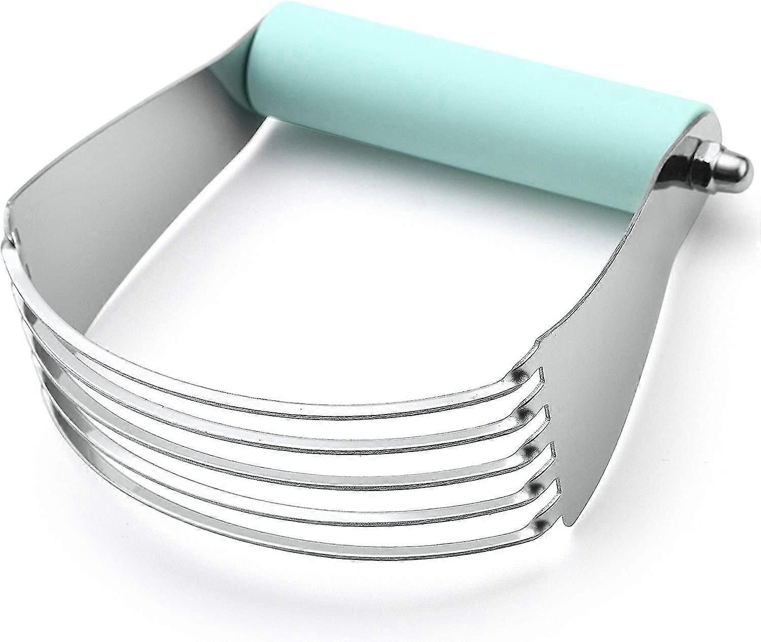 生地ブレンダー、ヘビーデューティステンレススチールブレード付きトッププロフェッショナルペストリーカッター、大型、グリーン