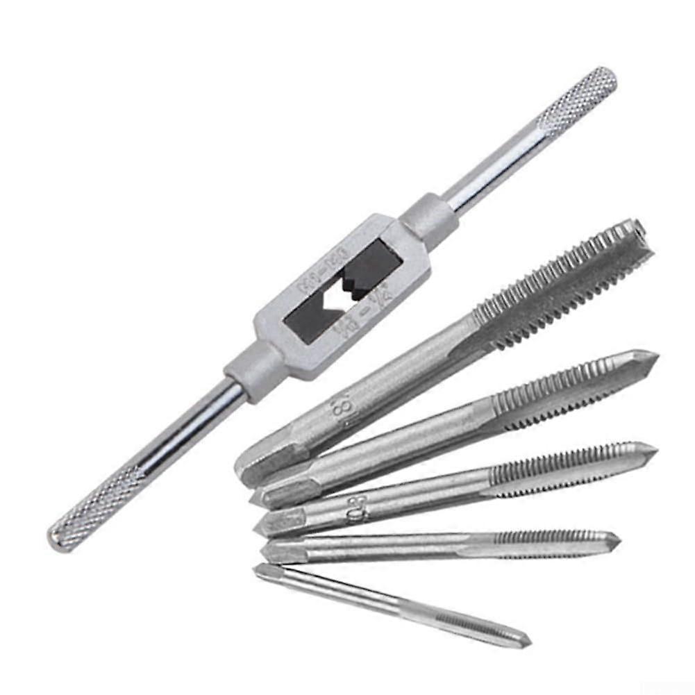 Screw Tap and Die Set For M3 To M8 With Adjustable Grip For Mechanics And Threading Tools