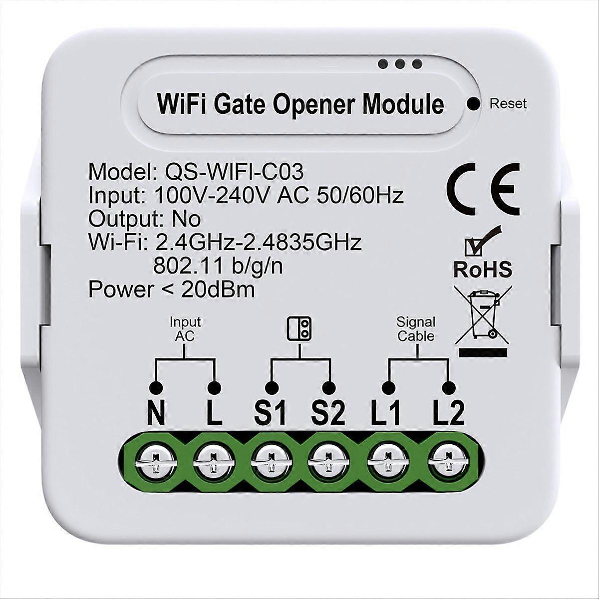 Tuya WiFi Smart Curtain Switch Module For Alexa Google Home(A)
