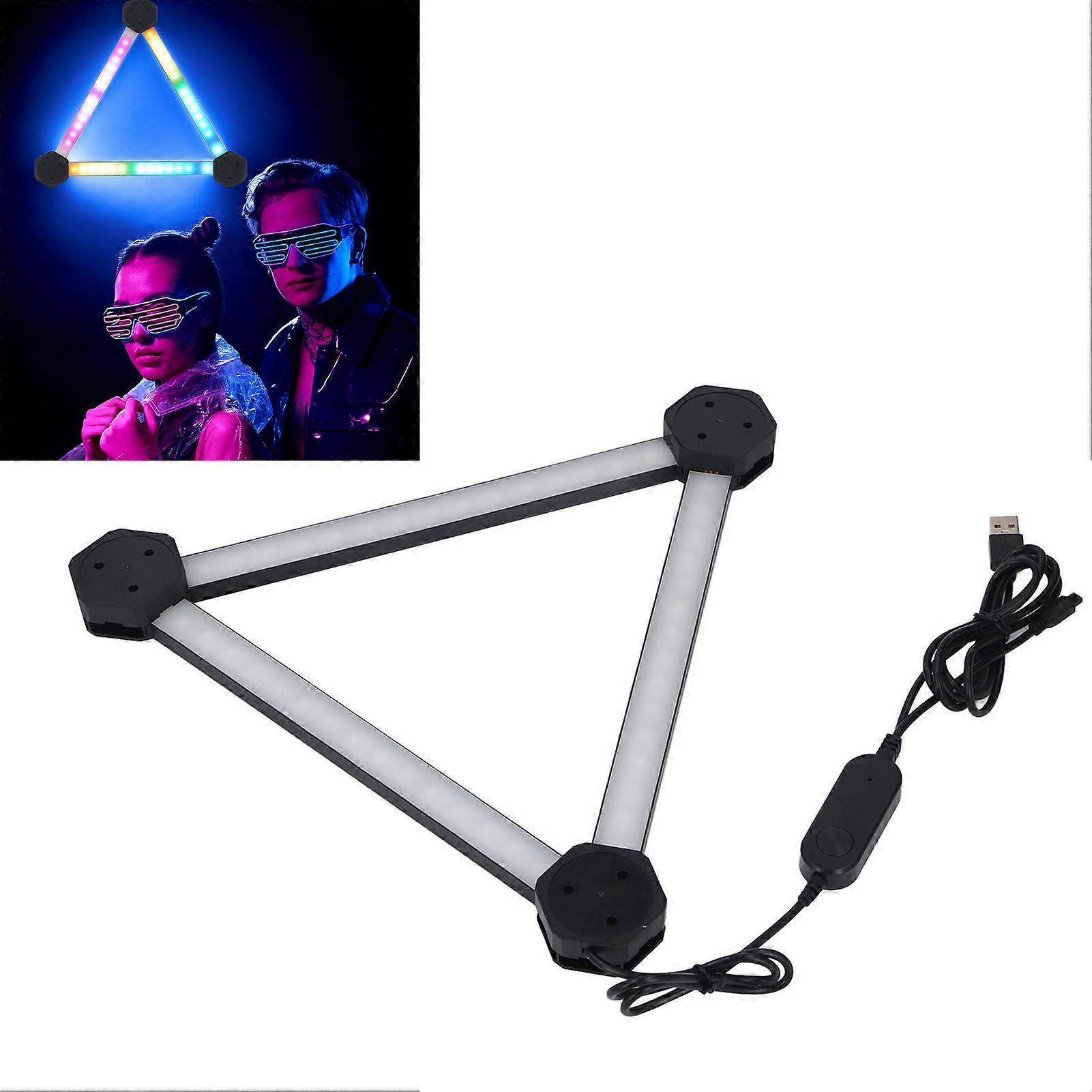 6 Pcs LED Wall Light Line 16 Million RGB Colors Music Sync WiFi APP Voice Remote Control LED Wall Light Bar 