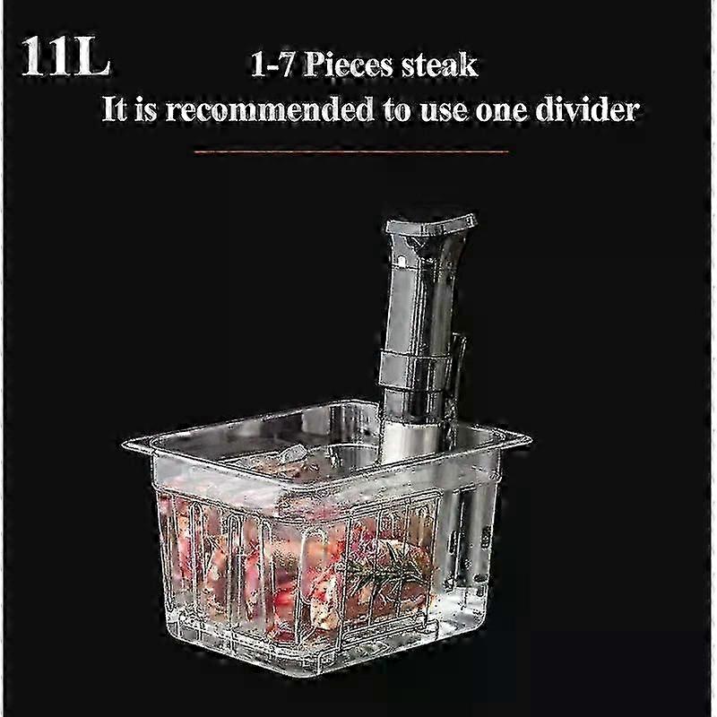 Récipient sous vide en polycarbonate pour circulateurs 6L