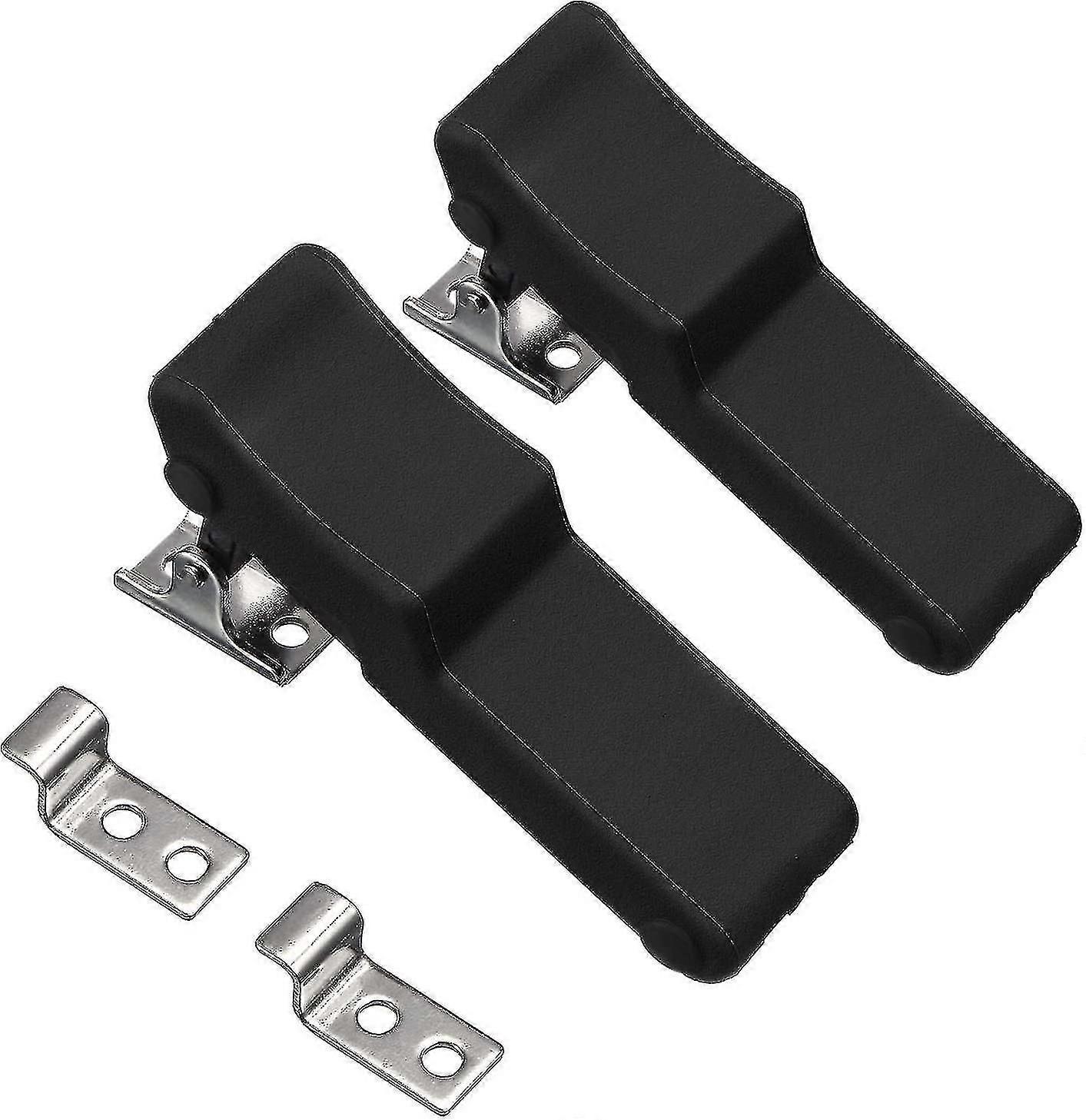 2pcs Flexible Rubber Draw Latch, Front Storage Rack Latch Over Center Thermoplastic Elastomer Boat Latch D_o