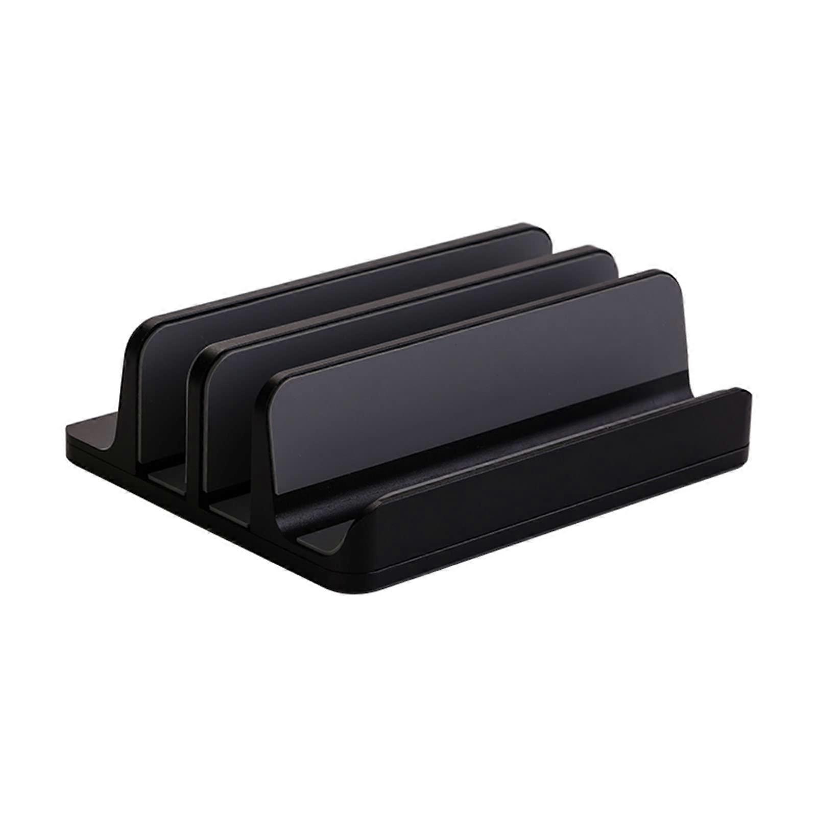 Aluminum Alloy Desktop Laptop Stand Rack Adjustable 2Slot Desk Holder Dock Base For Notebook Laptops